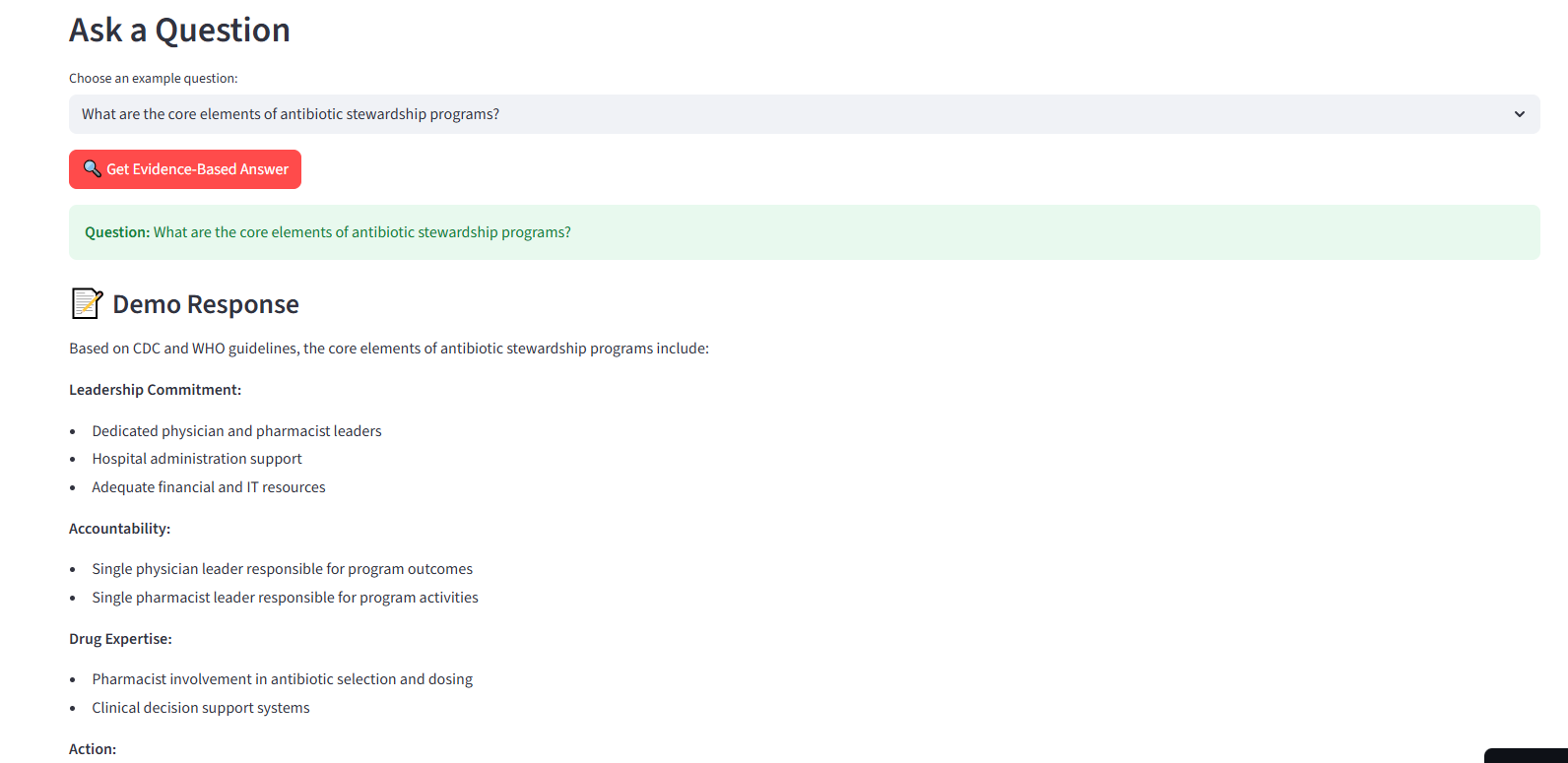 ExplainRAG Clinical Decision Support